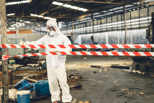 Professional Drug Lab Cleanup technician working in Quaker Hill, CT